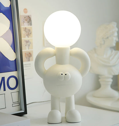 RoboLuxe - Table Lamp with Robot-Inspired Design and Cozy Illumination