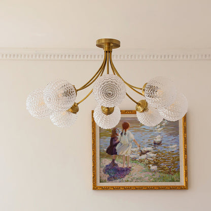 RetroGlow - Deckenlampe im Vintage-Glas-Stil mit warmem Ambiente