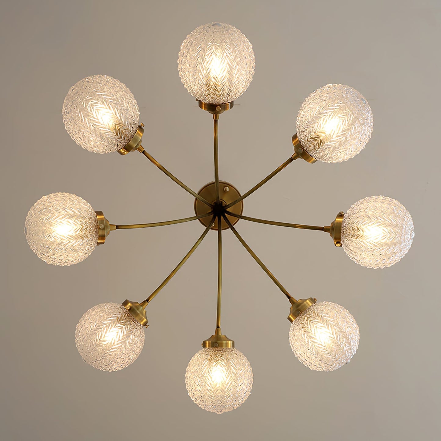 RetroGlow - Deckenlampe im Vintage-Glas-Stil mit warmem Ambiente