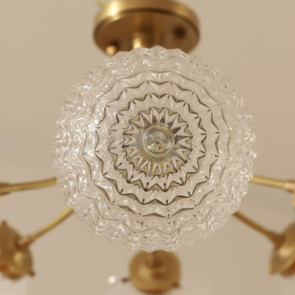 RetroGlow - Deckenlampe im Vintage-Glas-Stil mit warmem Ambiente