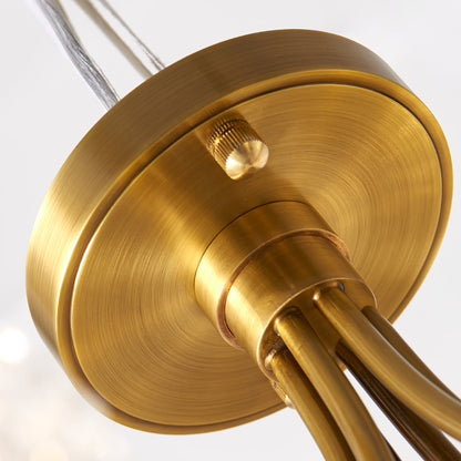 RetroGlow - Deckenlampe im Vintage-Glas-Stil mit warmem Ambiente