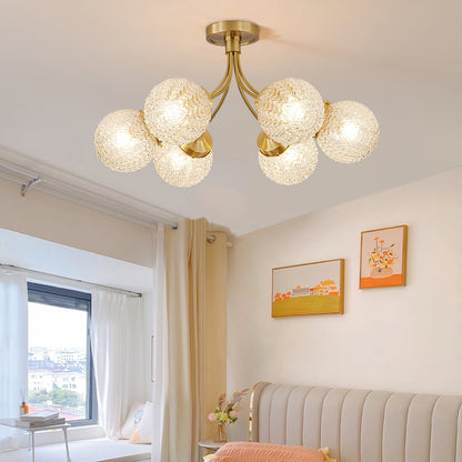 RetroGlow - Deckenlampe im Vintage-Glas-Stil mit warmem Ambiente
