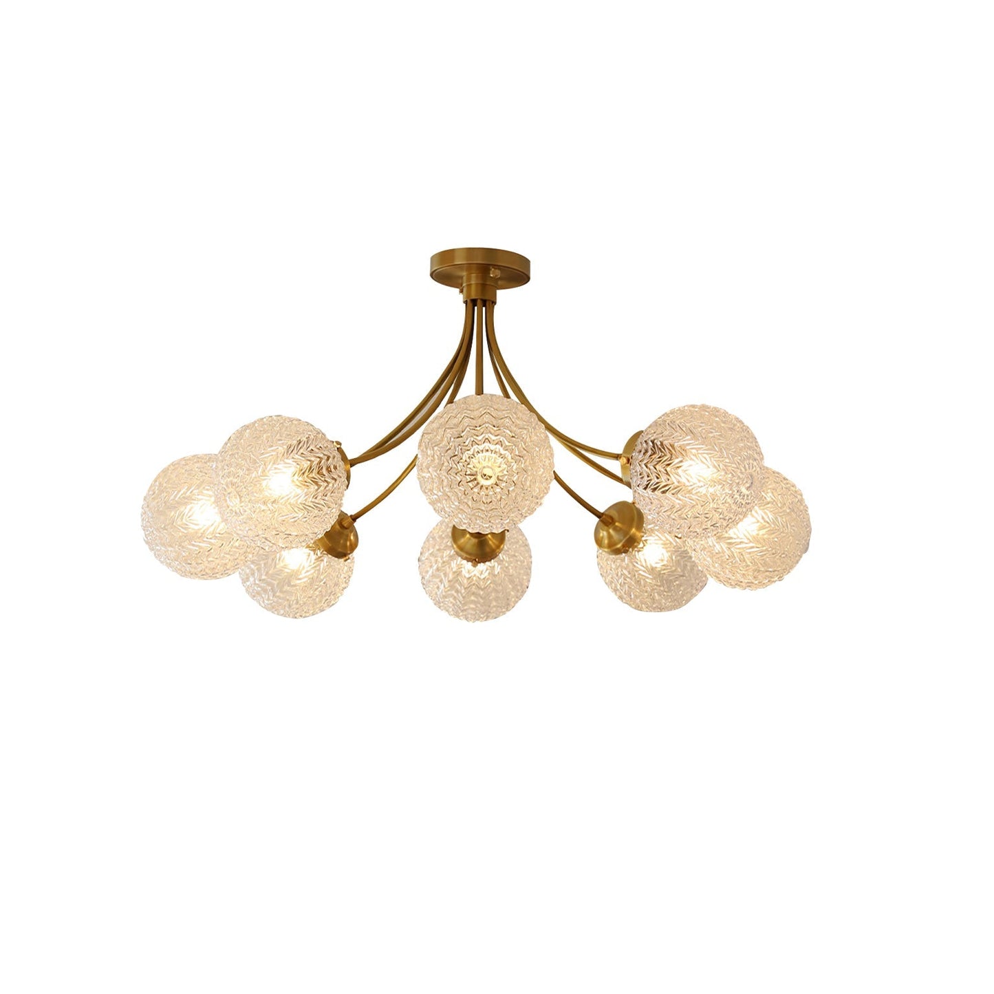 RetroGlow - Deckenlampe im Vintage-Glas-Stil mit warmem Ambiente