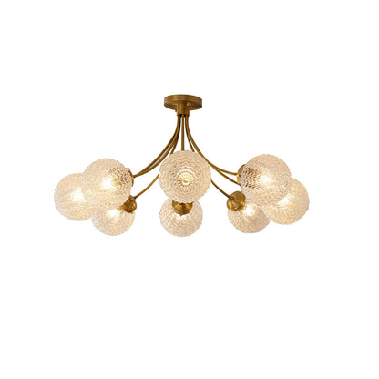 RetroGlow - Deckenlampe im Vintage-Glas-Stil mit warmem Ambiente