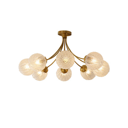 RetroGlow - Deckenlampe im Vintage-Glas-Stil mit warmem Ambiente