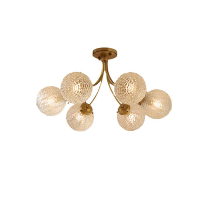 RetroGlow - Deckenlampe im Vintage-Glas-Stil mit warmem Ambiente
