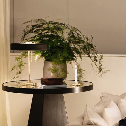 ElegantGlow – Lampada da Tavolo in Metallo e Acrilico Senza Tempo