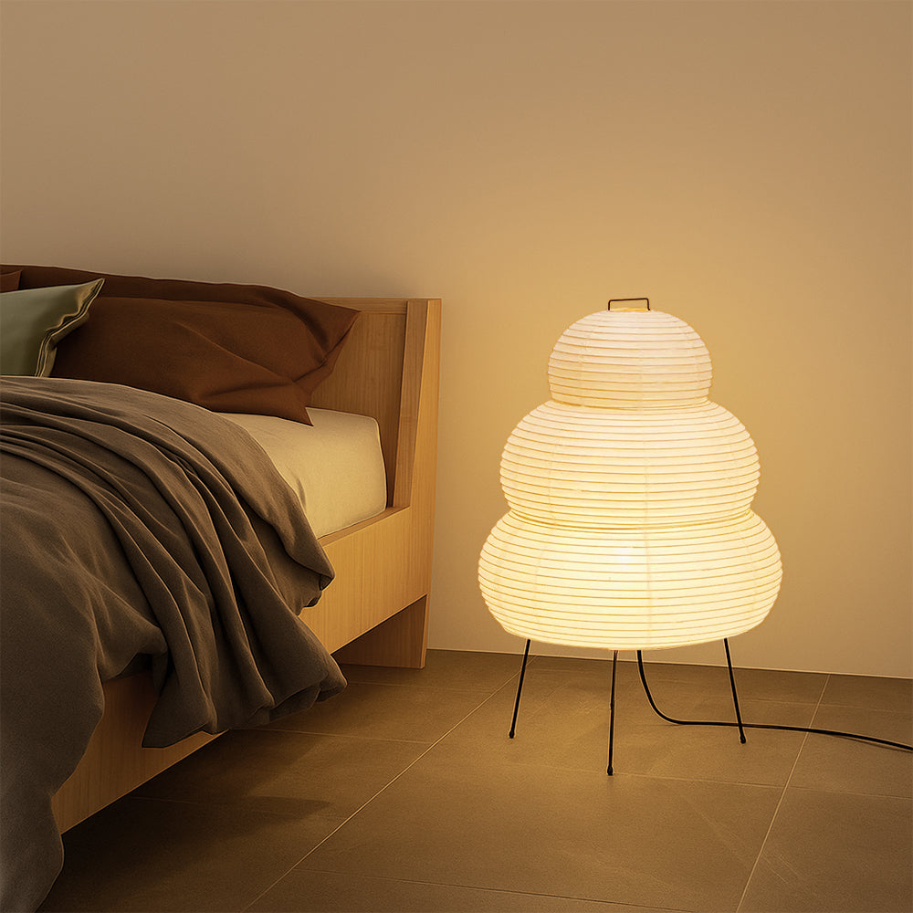 Rice paper table lamp 0