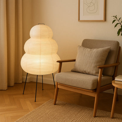Rice paper table lamp 1