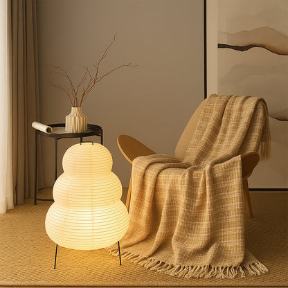 Rice paper table lamp 3