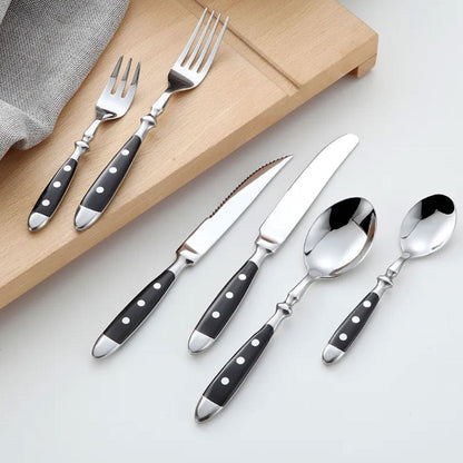 RivetCraft | Elegant Vintage Stainless Steel Cutlery Set 2