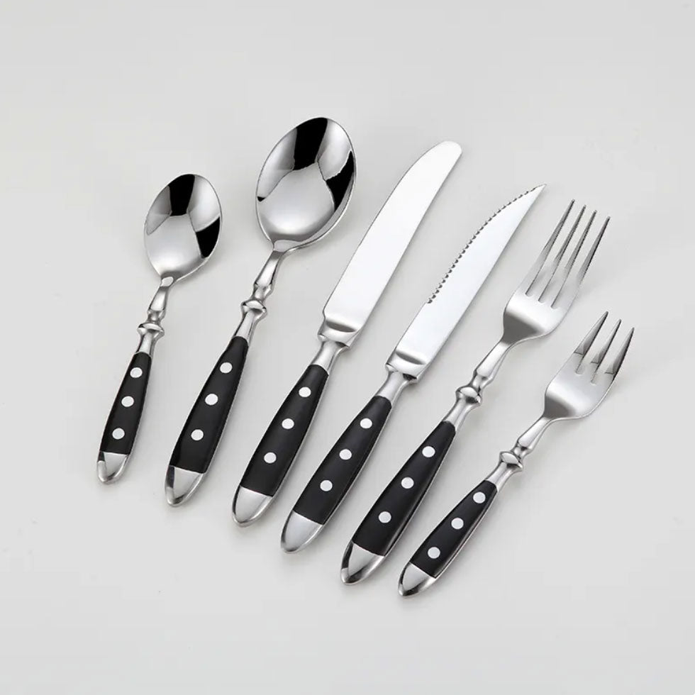RivetCraft | Elegant Vintage Stainless Steel Cutlery Set 3