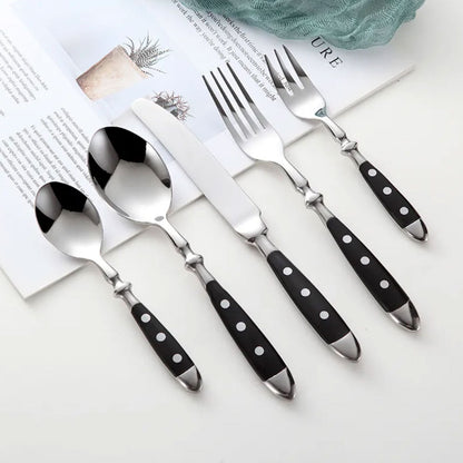 RivetCraft | Elegant Vintage Stainless Steel Cutlery Set 4