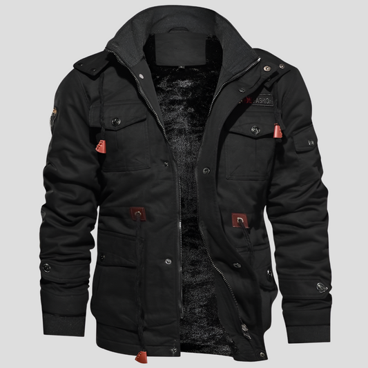 Robust men's jacket, windproof and warm 0
