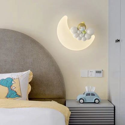 LunaLux – Opulent Moon Wall Lamp