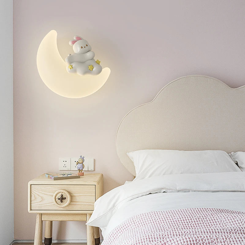 LunaLux – Opulent Moon Wall Lamp