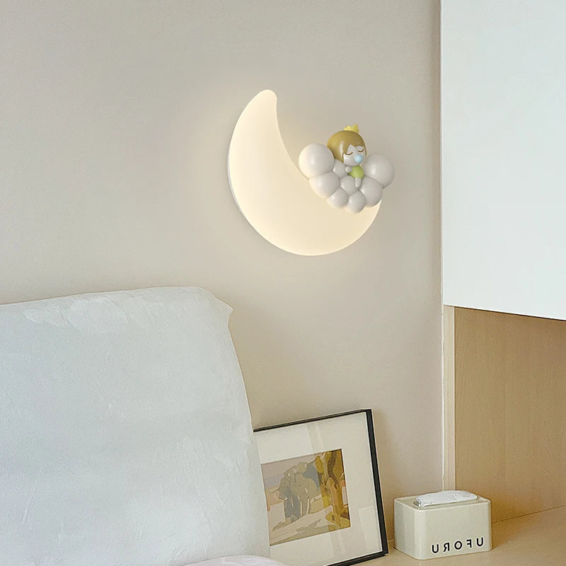 LunaLux – Opulent Moon Wall Lamp