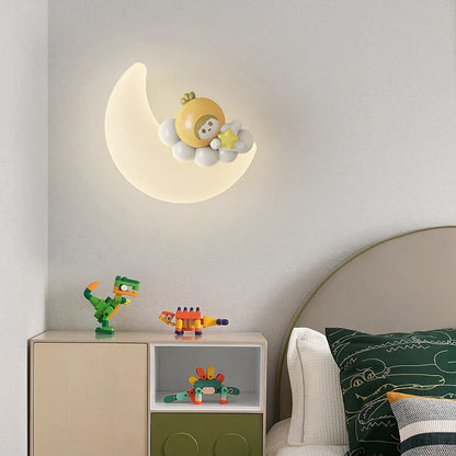 LunaLux – Opulent Moon Wall Lamp