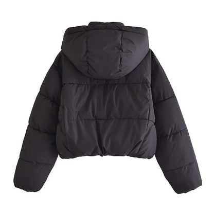 Rubyanne Cropped Hooded Puffer Jacket 4