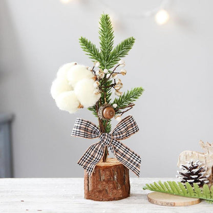 RusticBough | Charming Mini Tabletop Christmas Tree for Cozy Holiday Decor 1
