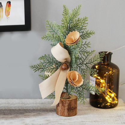 RusticBough | Charming Mini Tabletop Christmas Tree for Cozy Holiday Decor 3