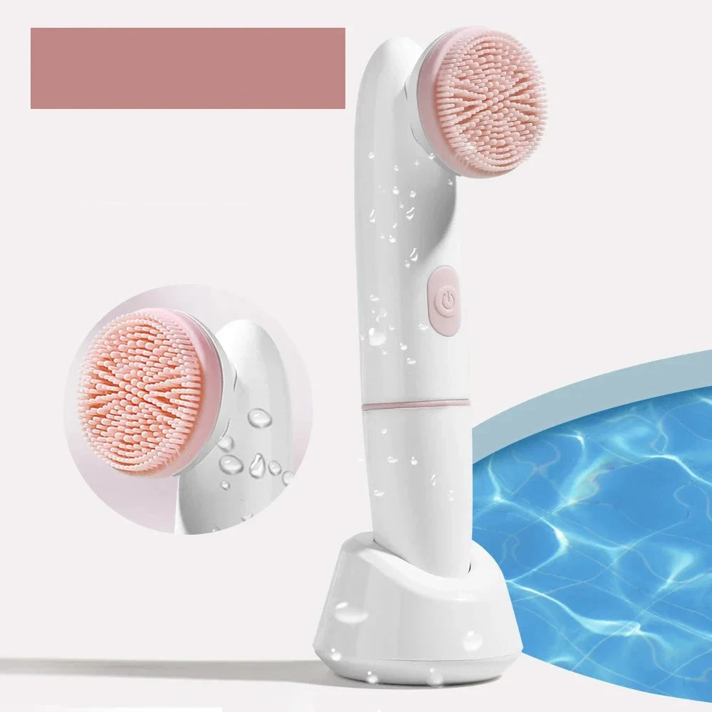 PureSkin - 2-in-1 Silicone Face Care Tool