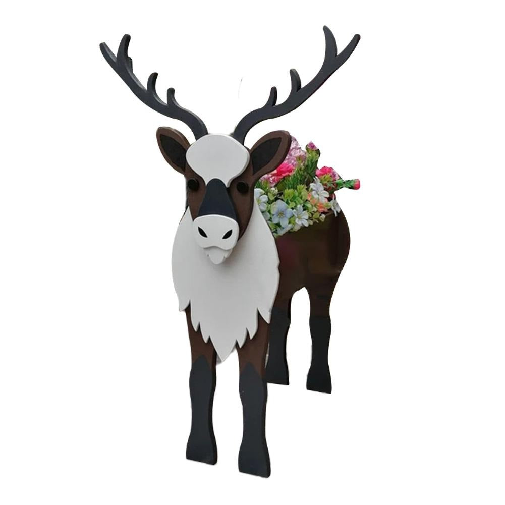 Variant image for Charming Farm Animal Planter for Pets - Durable PVC Garden Decor, Weather Resistant, 34cm x 24cm-6