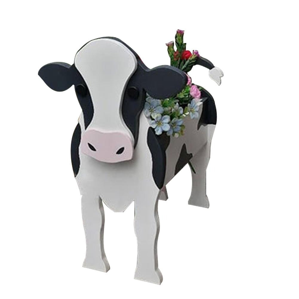 Variant image for Charming Farm Animal Planter for Pets - Durable PVC Garden Decor, Weather Resistant, 34cm x 24cm-3
