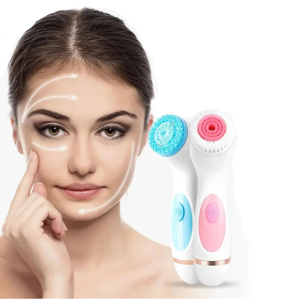 GlowSonic - 3-in-1 Sonic Facial Cleanser & Spa System