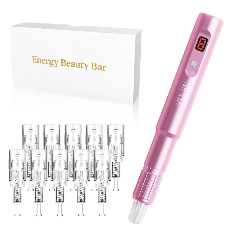 GlowPen Pro - Advanced Nano Skin Care Device with 10 Cartridges