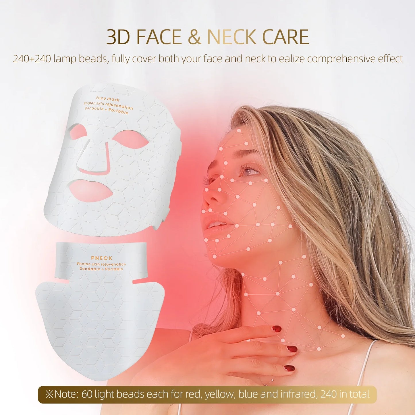 AgelessGlow – Anti-Aging & Acne LED Mask