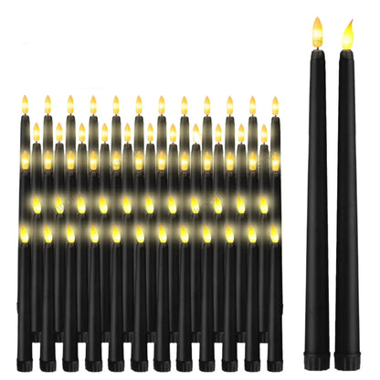 GloomLight – LED-Stabkerzen in Schwarz für Halloween und Hochzeiten