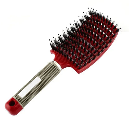 SilkyDetangle Comb - Bristle & Nylon Hairbrush for Effortless Styling