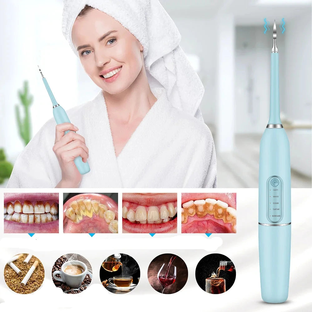 SparkleDent - Sonic Tartar & Plaque Removal Teeth Care Device