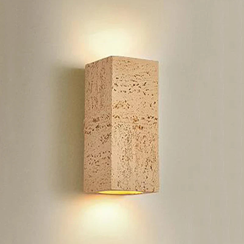 RusticCement - Lampa Ścienna Wabi-Sabi