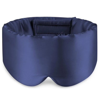 SilkSerenity - Adjustable Silk Sleep Mask for Deep Rest, Side Sleepers & Travel