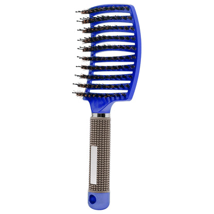 CurlCare Comb - Bristle & Nylon Brush for Styling and Massaging