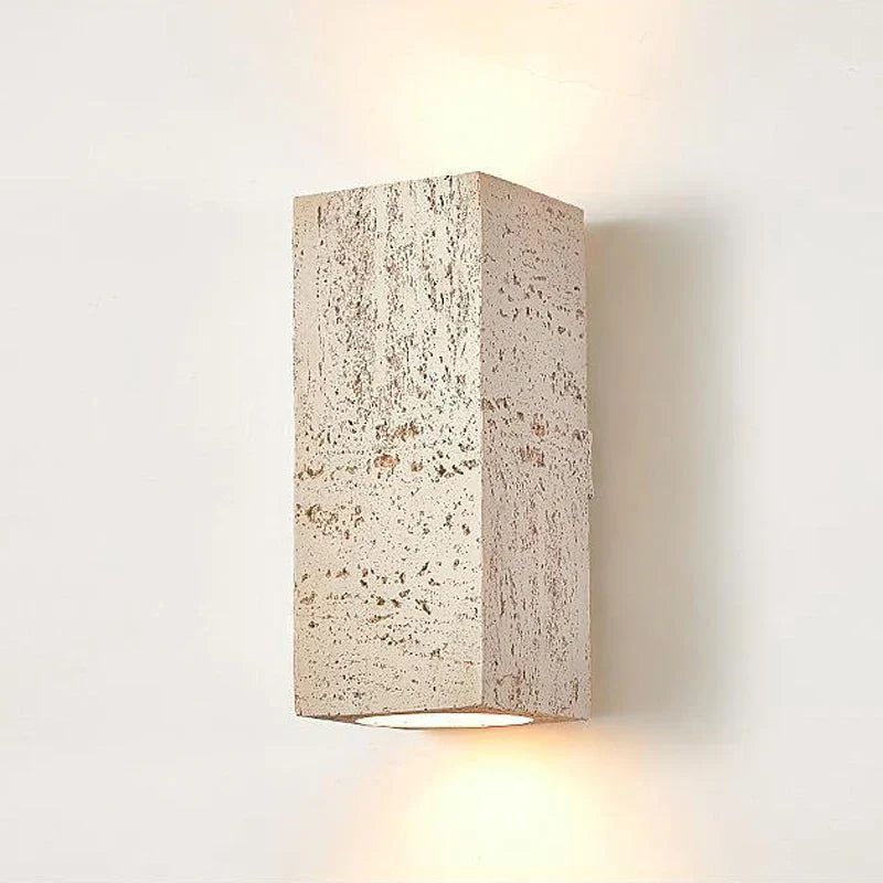 RusticCement - Lampa Ścienna Wabi-Sabi