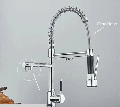 NickelPivot - 360° Rotating Kitchen Tap