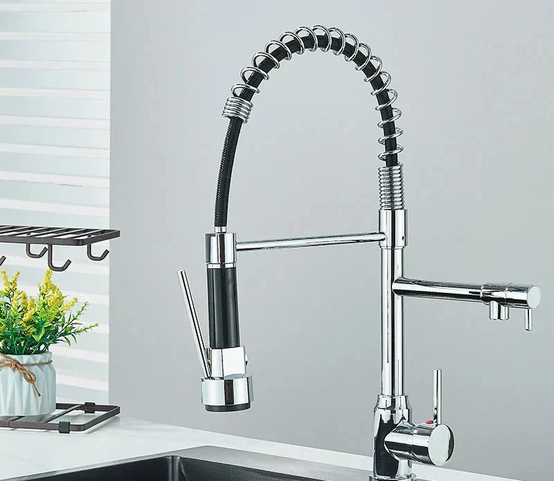 NickelPivot - 360° Rotating Kitchen Tap