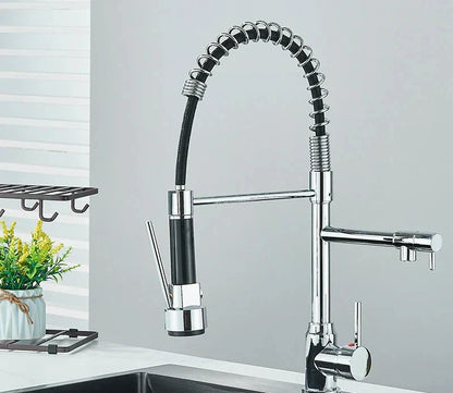 NickelPivot - 360° Rotating Kitchen Tap