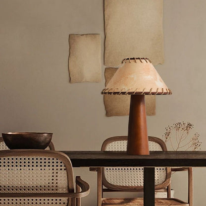 TranquilBeam – Wabi-Sabi Table Lamp for Calm Spaces