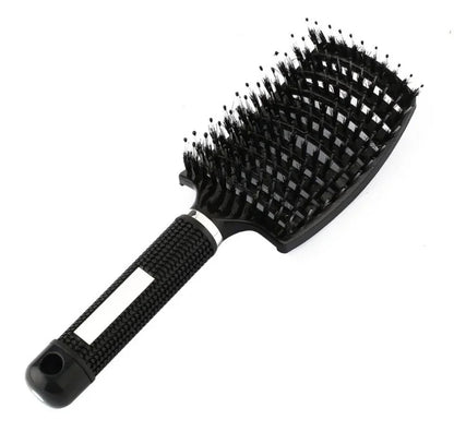 SilkyDetangle Comb - Bristle & Nylon Hairbrush for Effortless Styling