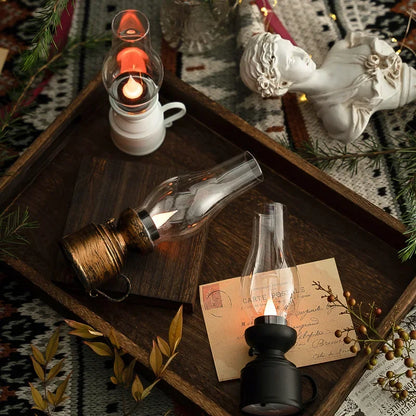 FlameEra - Electronic Retro Oil Lamp for Home Decoration
