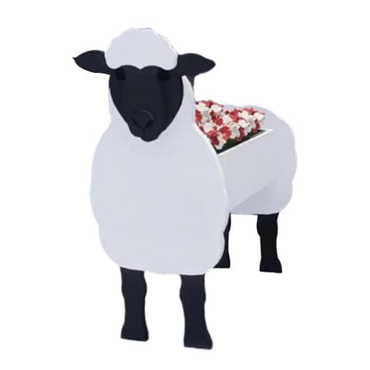 Variant image for Charming Farm Animal Planter for Pets - Durable PVC Garden Decor, Weather Resistant, 34cm x 24cm-4