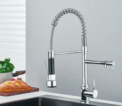 NickelPivot - 360° Rotating Kitchen Tap