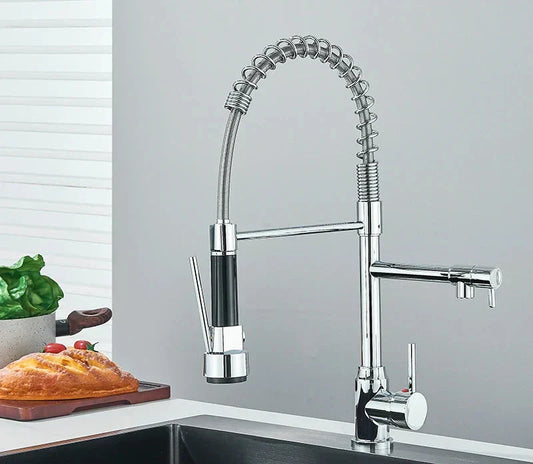 NickelPivot - 360° Rotating Kitchen Tap