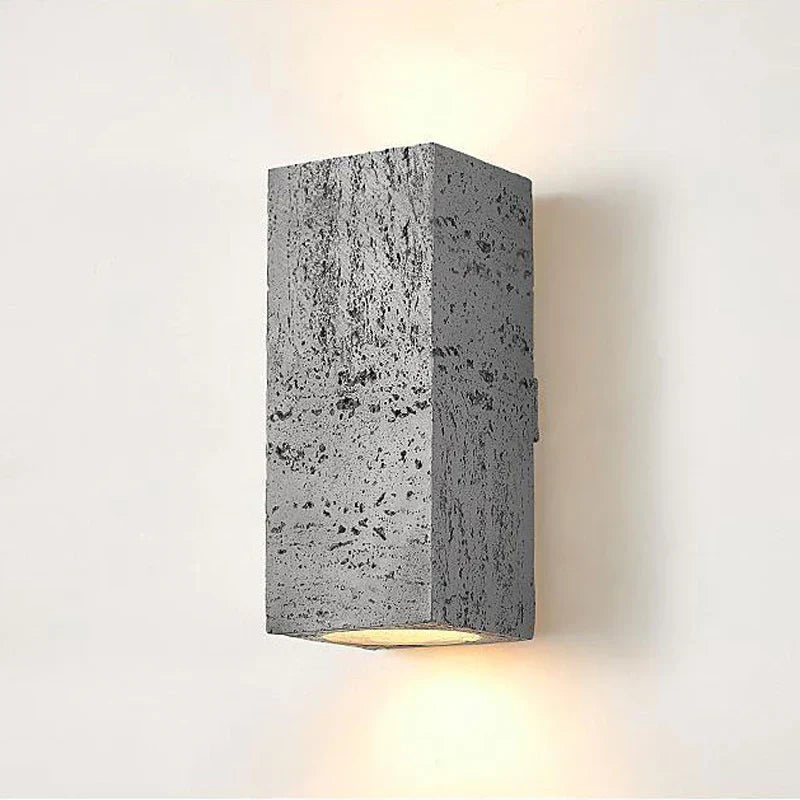 RusticCement - Lampa Ścienna Wabi-Sabi