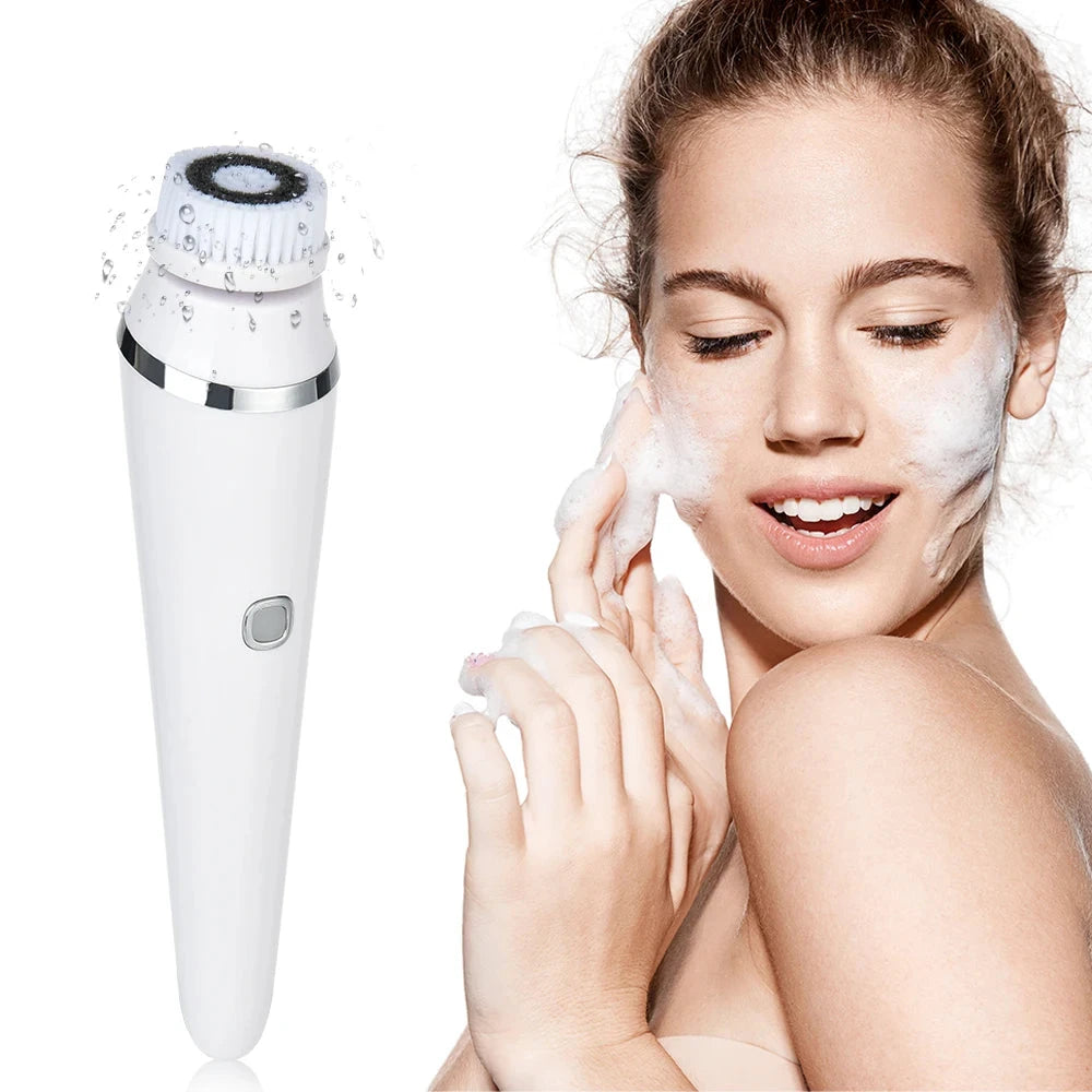 GlowCare - 4-in-1 Facial Cleanser & Massager Kit