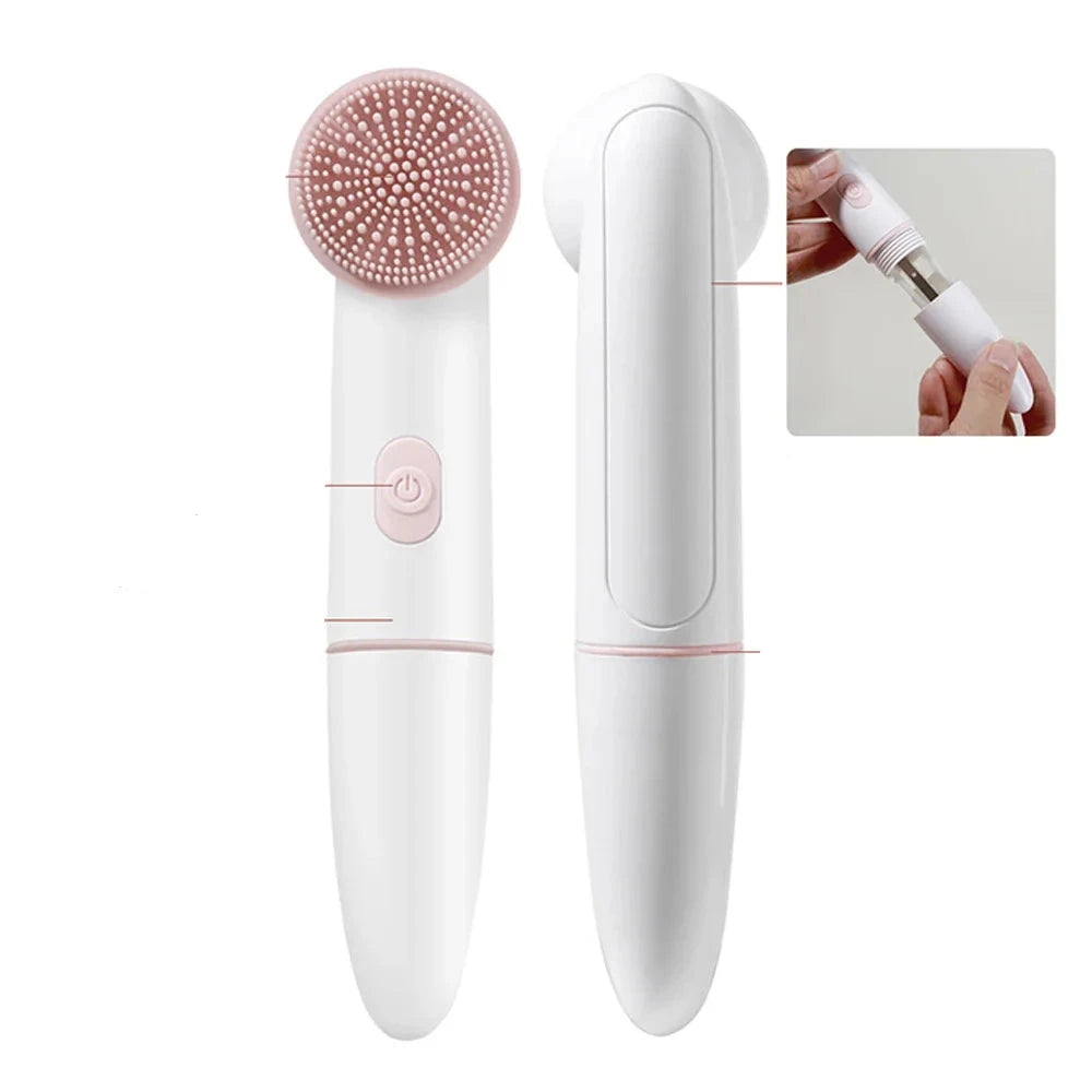 PureSkin - 2-in-1 Silicone Face Care Tool